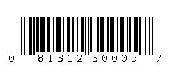 081312300057 Barcode