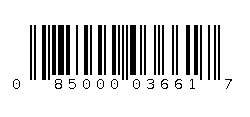 085000036617 Barcode