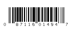 087116014947 Barcode