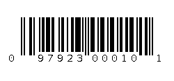 097923000101 Barcode
