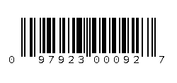 097923000927 Barcode