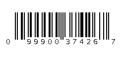 099900374267 Barcode
