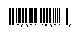 186360050746 Barcode
