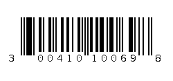 300410100698 Barcode