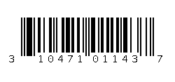 310471011437 Barcode