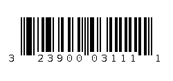 323900031111 Barcode