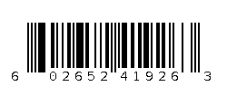 602652419263 Barcode