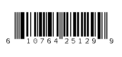 610764251299 Barcode