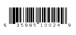 635985100249 Barcode
