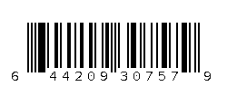 644209307579 Barcode