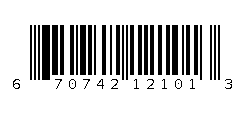 670742121013 Barcode