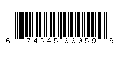 674545000599 Barcode