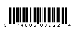 674806009224 Barcode