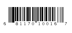681170100167 Barcode