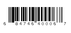 684746400067 Barcode