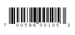 700596001053 Barcode