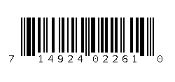 714924022610 Barcode