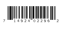 714924022962 Barcode