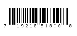 719218518008 Barcode