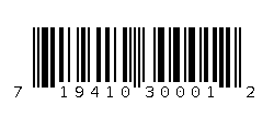 719410300012 Barcode