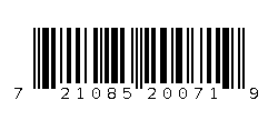 721085200719 Barcode