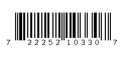 722252103307 Barcode