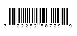 722252587299 Barcode