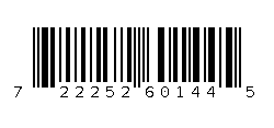 722252601445 Barcode