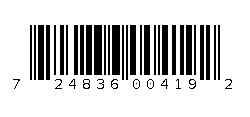 724836004192 Barcode