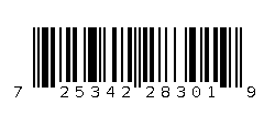725342283019 Barcode