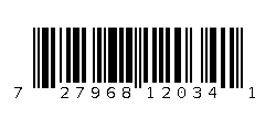 727968120341 Barcode