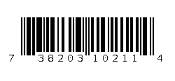 738203102114 Barcode