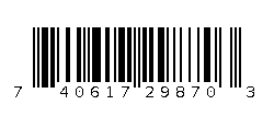 740617298703 Barcode
