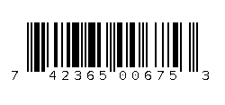 742365006753 Barcode