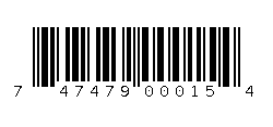 747479000154 Barcode