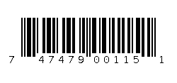 747479001151 Barcode