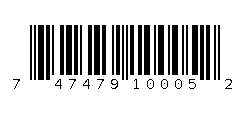 747479100052 Barcode