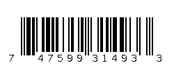 747599314933 Barcode