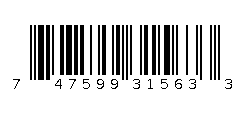 747599315633 Barcode