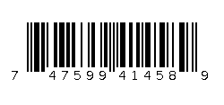 747599414589 Barcode