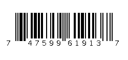 747599619137 Barcode