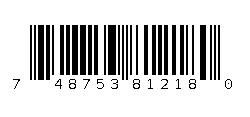 748753812180 Barcode