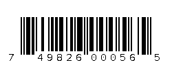 749826000565 Barcode