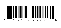755795252614 Barcode