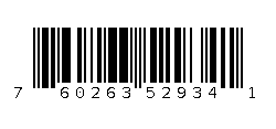 760263529341 Barcode