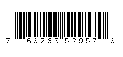 760263529570 Barcode