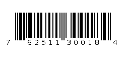 762511300184 Barcode