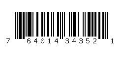 764014343521 Barcode