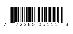 772285051113 Barcode