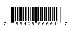 786409000017 Barcode